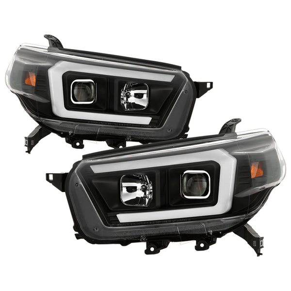 Spyder Signature Toyota 4Runner 10-13 Projector Headlights - Black (PRO-YD-T4R10SI-BK) - Bull Strap
