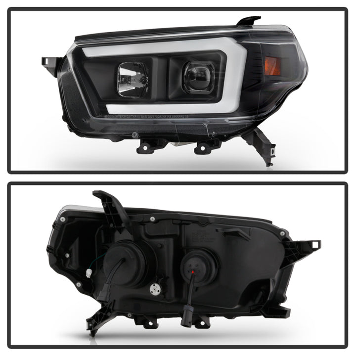 Spyder Signature Toyota 4Runner 10-13 Projector Headlights - Black (PRO-YD-T4R10SI-BK) - Bull Strap