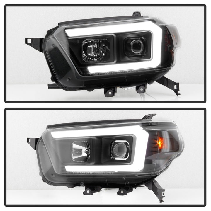 Spyder Signature Toyota 4Runner 10-13 Projector Headlights - Black (PRO-YD-T4R10SI-BK) - Bull Strap