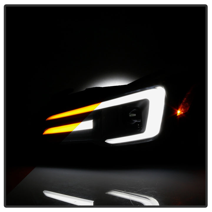 Spyder Subaru Impreza WRX 15-20 Halogen Model Projector Headlights - Black PRO-YD-SWRX15SI-SBSEQ-BK - Bull Strap