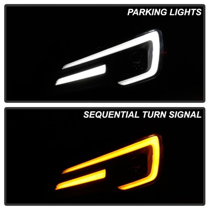 Spyder Subaru Impreza WRX 15-20 Halogen Model Projector Headlights - Black PRO-YD-SWRX15SI-SBSEQ-BK - Bull Strap