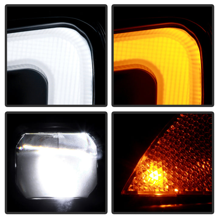 Spyder Subaru Impreza WRX 15-20 LED High-Power LED Headlights-Black PRO-YD-SWRX15LEDAP-SBSEQ-BK - Bull Strap