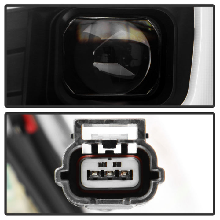 Spyder Subaru Impreza WRX 15-20 LED High-Power LED Headlights-Black PRO-YD-SWRX15LEDAP-SBSEQ-BK - Bull Strap