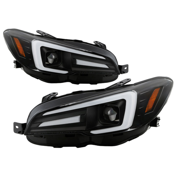 Spyder Subaru Impreza WRX 15-20 LED High-Power LED Headlights-Black PRO-YD-SWRX15LEDAP-SBSEQ-BK - Bull Strap