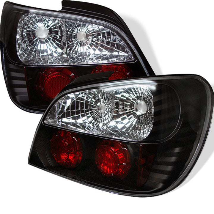 Spyder Subaru Impreza WRX/Sti 02-03 4Dr (Not Fit Wagon)Euro Style Tail Lights Black ALT-YD-SI01-BK - Bull Strap