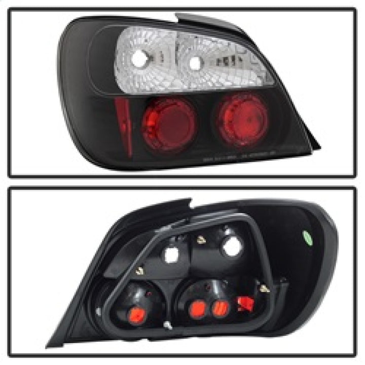 Spyder Subaru Impreza WRX/Sti 02-03 4Dr (Not Fit Wagon)Euro Style Tail Lights Black ALT-YD-SI01-BK - Bull Strap