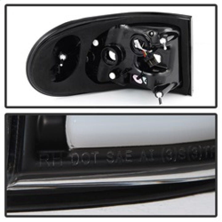 Spyder Toyota FJ Cruiser 07-13 Light Bar LED Tail Lights Black ALT-YD-TFJ07-LBLED-BK - Bull Strap