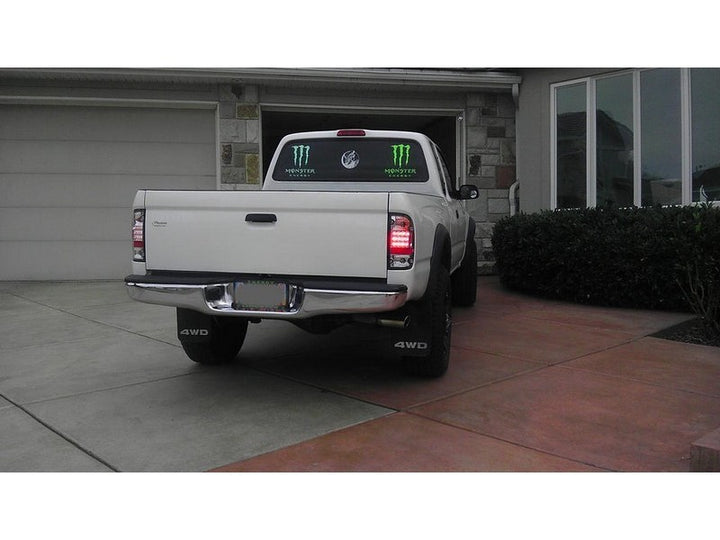 Spyder Toyota Tacoma 01-04 LED Tail Lights Red Clear ALT-YD-TT01-LED-RC - Bull Strap