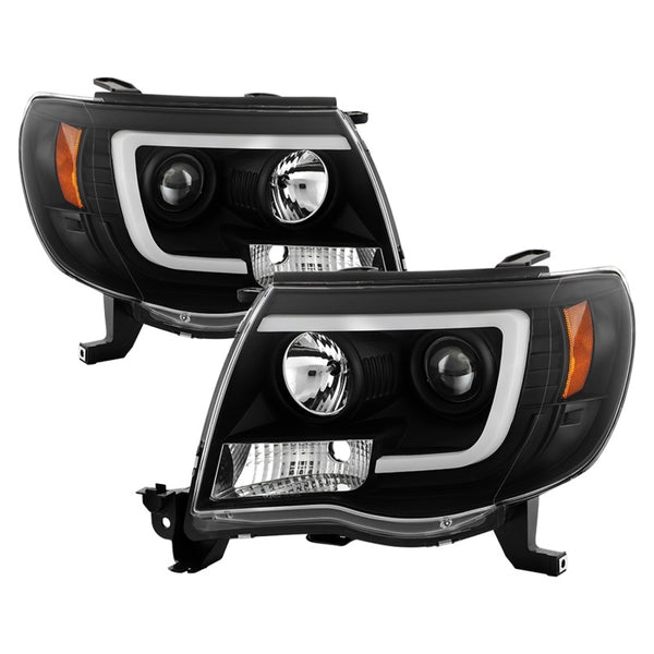 Spyder Toyota Tacoma 05-11 V2 High-Power LED Headlights - Black PRO-YD-TT05PL-BK - Bull Strap