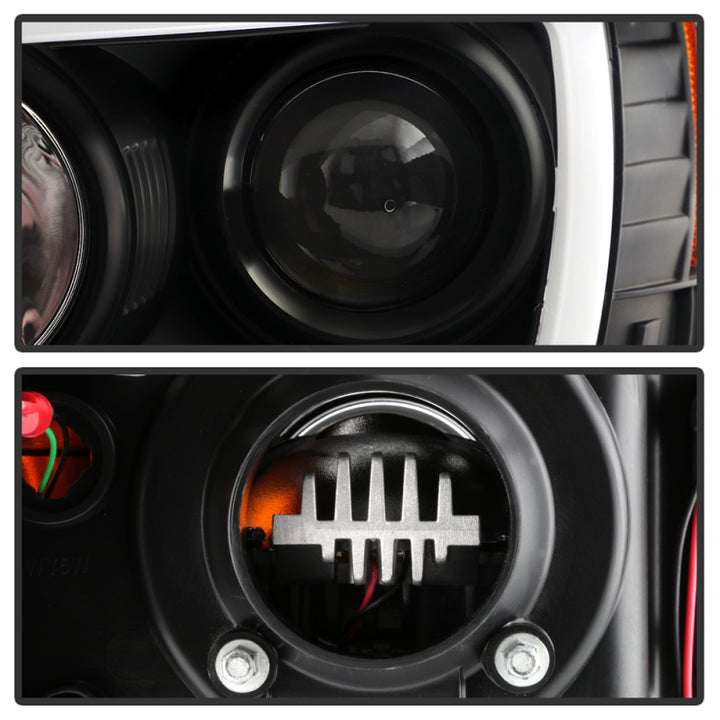 Spyder Toyota Tacoma 05-11 V2 High-Power LED Headlights - Black PRO-YD-TT05PL-BK - Bull Strap