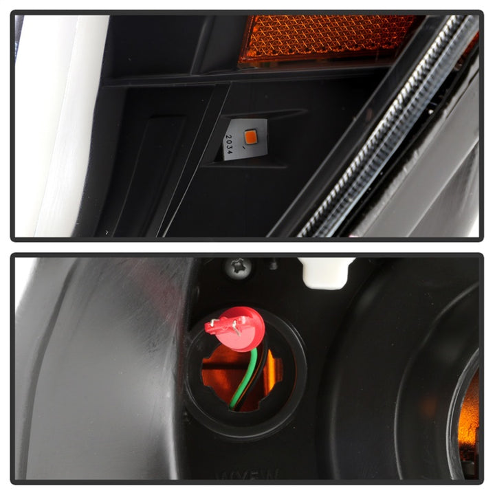 Spyder Toyota Tacoma 05-11 V2 High-Power LED Headlights - Black PRO-YD-TT05PL-BK - Bull Strap
