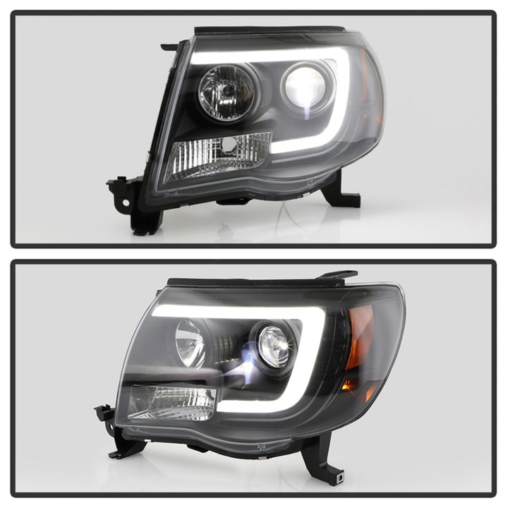 Spyder Toyota Tacoma 05-11 V2 High-Power LED Headlights - Black PRO-YD-TT05PL-BK - Bull Strap