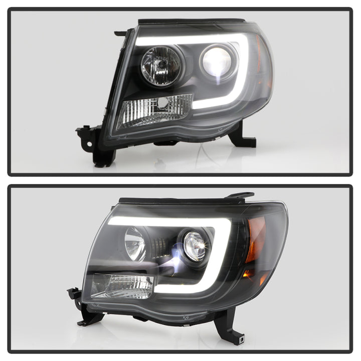 Spyder Toyota Tacoma 05-11 V2 High-Power LED Headlights - Black PRO-YD-TT05PL-BK - Bull Strap