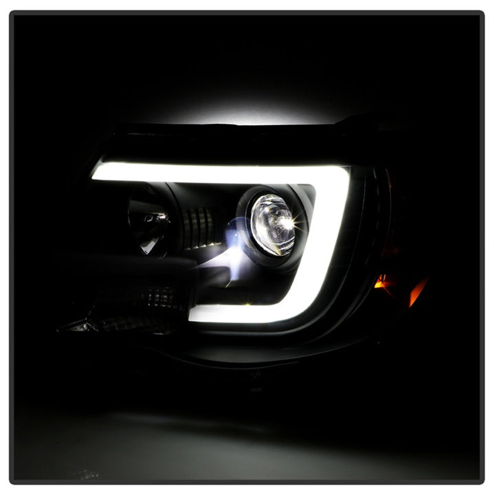 Spyder Toyota Tacoma 05-11 V2 High-Power LED Headlights - Black PRO-YD-TT05PL-BK - Bull Strap