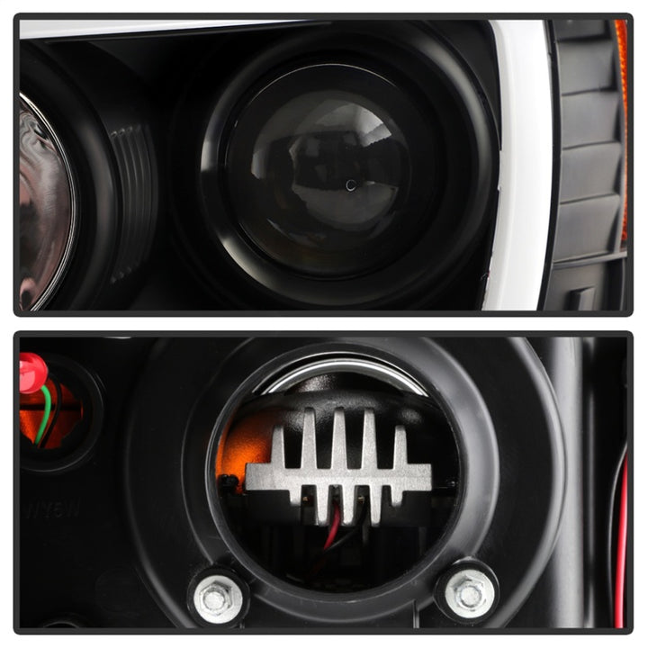 Spyder Toyota Tacoma 05-11 V2 High-Power LED Headlights - Black PRO-YD-TT05PL-BK - Bull Strap