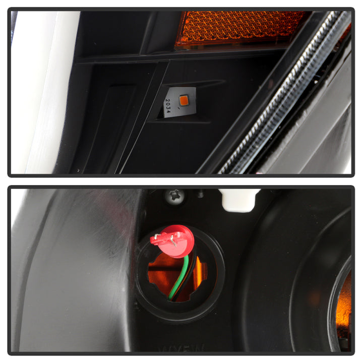 Spyder Toyota Tacoma 05-11 V2 High-Power LED Headlights - Black PRO-YD-TT05PL-BK - Bull Strap