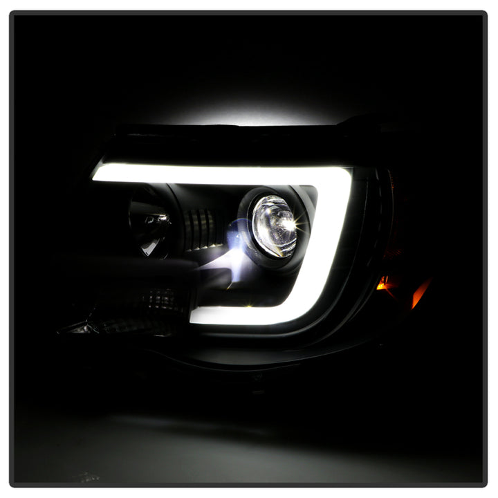 Spyder Toyota Tacoma 05-11 V2 High-Power LED Headlights - Black PRO-YD-TT05PL-BK - Bull Strap