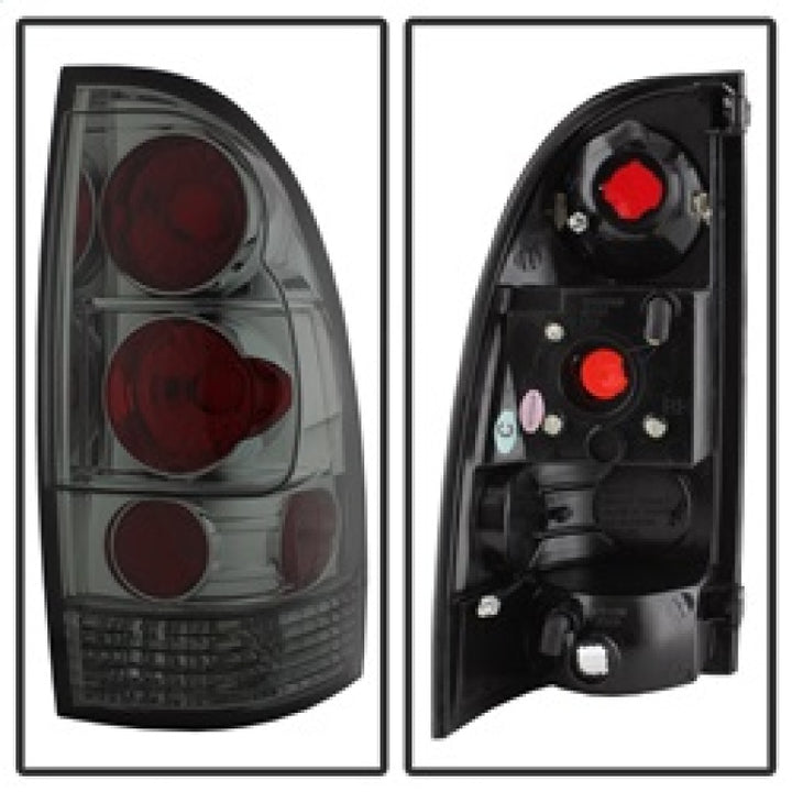 Spyder Toyota Tacoma 05-15 Euro Style Tail Lights Smoke ALT-YD-TT05-SM - Bull Strap