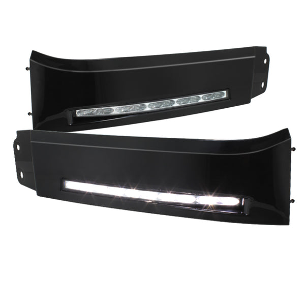 Spyder Toyota Tundra 07-13 Daytime LED Running Lights (XSP-X Model Look)wo/swtch Blk FL-DRL-TTU07-BK - Bull Strap