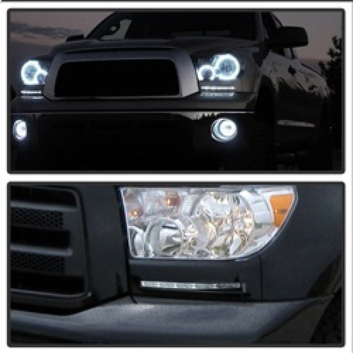 Spyder Toyota Tundra 07-13 Daytime LED Running Lights (XSP-X Model Look)wo/swtch Blk FL-DRL-TTU07-BK - Bull Strap
