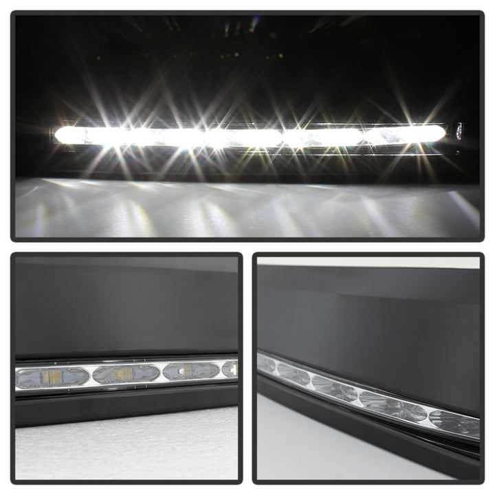 Spyder Toyota Tundra 07-13 Daytime LED Running Lights (XSP-X Model Look)wo/swtch Blk FL-DRL-TTU07-BK - Bull Strap