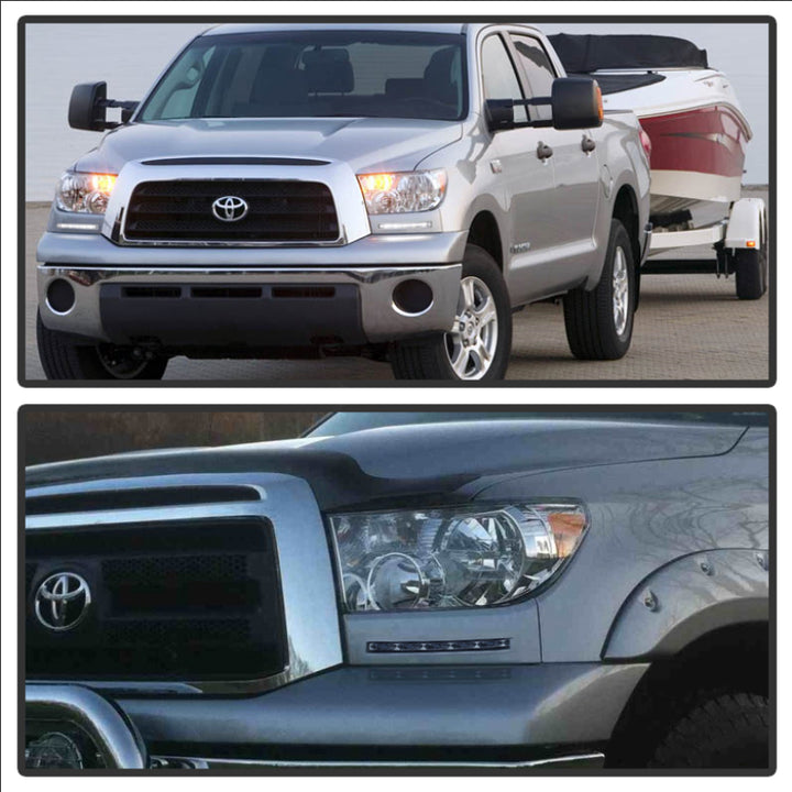 Spyder Toyota Tundra 07-13 Daytime LED Running Lights (XSP-X Model Look)wo/swtch Blk FL-DRL-TTU07-BK - Bull Strap