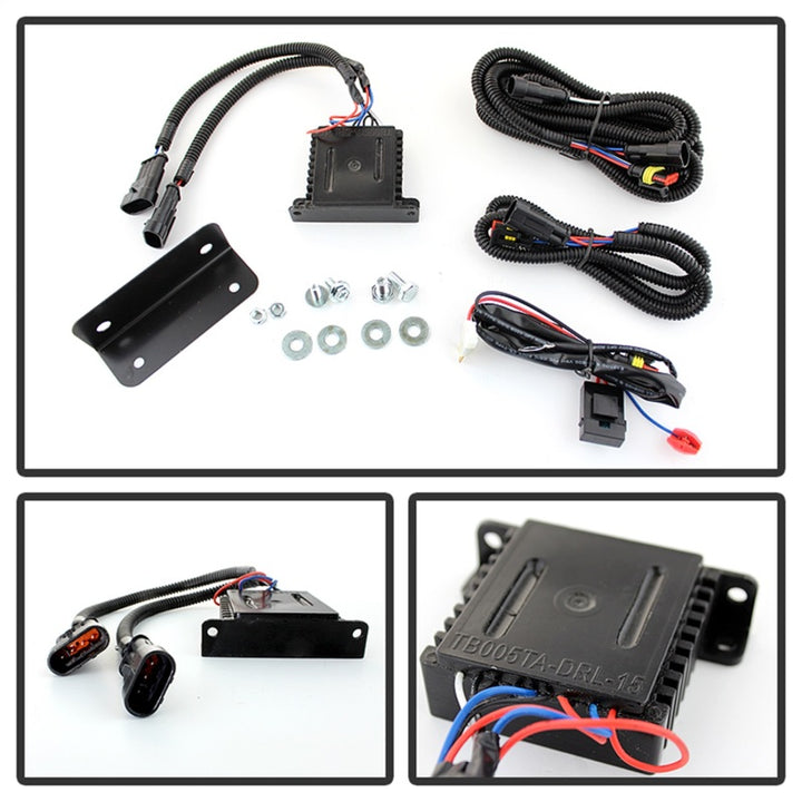 Spyder Toyota Tundra 07-13 Daytime LED Running Lights (XSP-X Model Look)wo/swtch Blk FL-DRL-TTU07-BK - Bull Strap