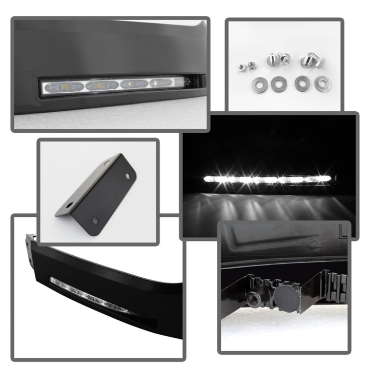 Spyder Toyota Tundra 07-13 Daytime LED Running Lights (XSP-X Model Look)wo/swtch Blk FL-DRL-TTU07-BK - Bull Strap