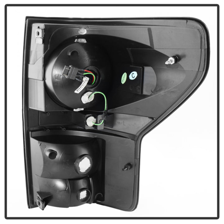 Spyder Toyota Tundra 07-13 LED Tail lights Black ALT-YD-TTU07-LED-BK - Bull Strap