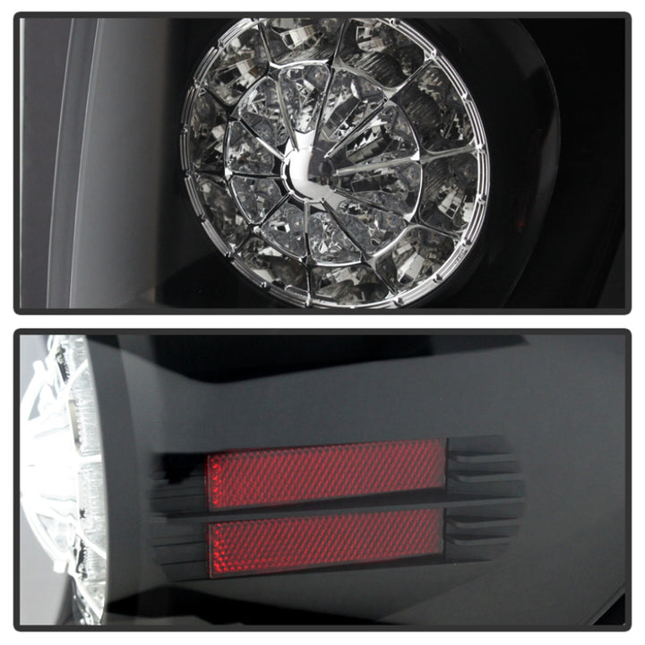 Spyder Toyota Tundra 07-13 LED Tail lights Black ALT-YD-TTU07-LED-BK - Bull Strap