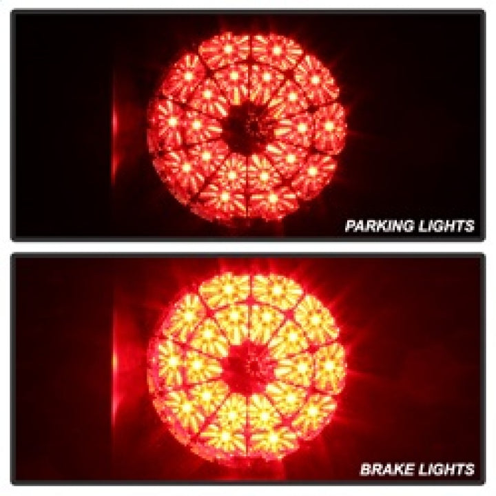 Spyder Toyota Tundra 07-13 LED Tail lights Black ALT-YD-TTU07-LED-BK - Bull Strap