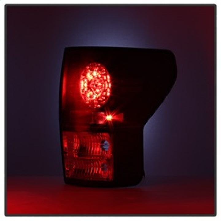 Spyder Toyota Tundra 07-13 LED Tail lights Black ALT-YD-TTU07-LED-BK - Bull Strap