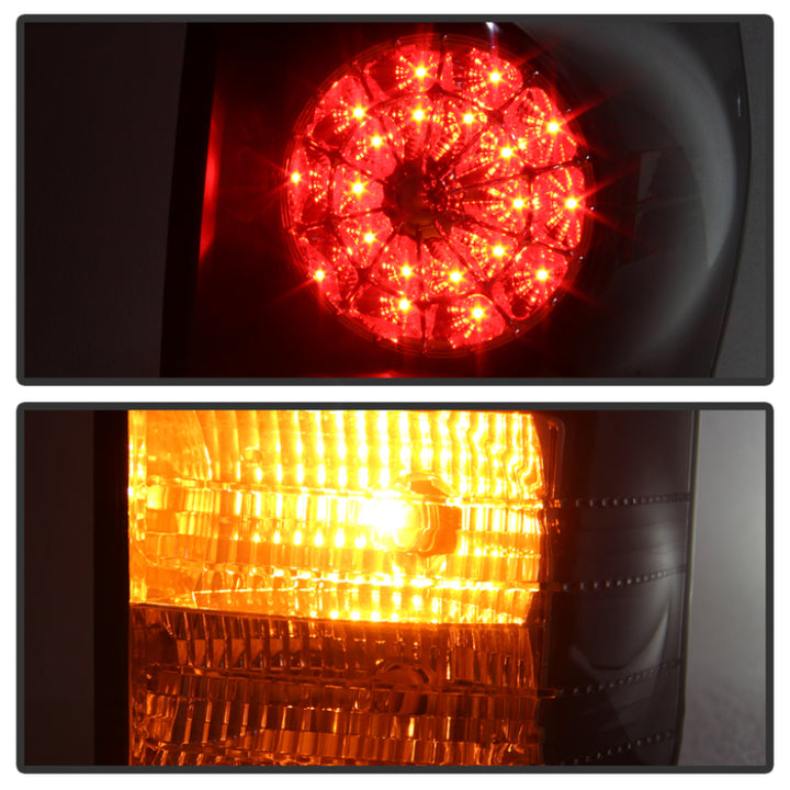 Spyder Toyota Tundra 07-13 LED Tail lights Black ALT-YD-TTU07-LED-BK - Bull Strap