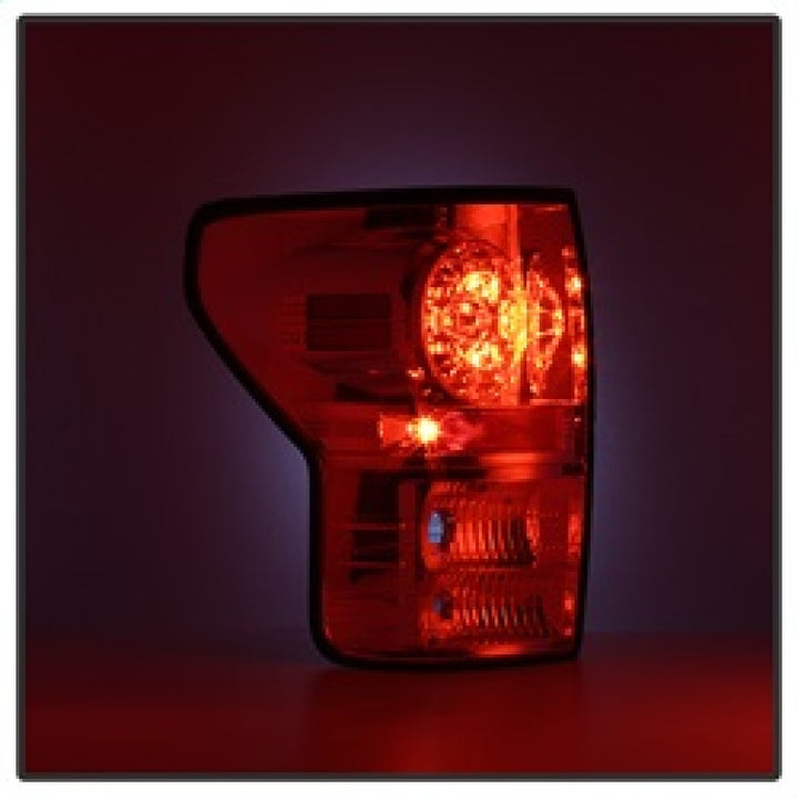 Spyder Toyota Tundra 07-13 LED Tail lights Chrome ALT-YD-TTU07-LED-C - Bull Strap
