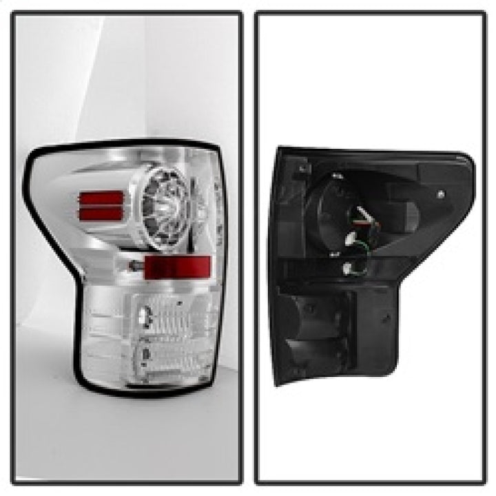 Spyder Toyota Tundra 07-13 LED Tail lights Chrome ALT-YD-TTU07-LED-C - Bull Strap