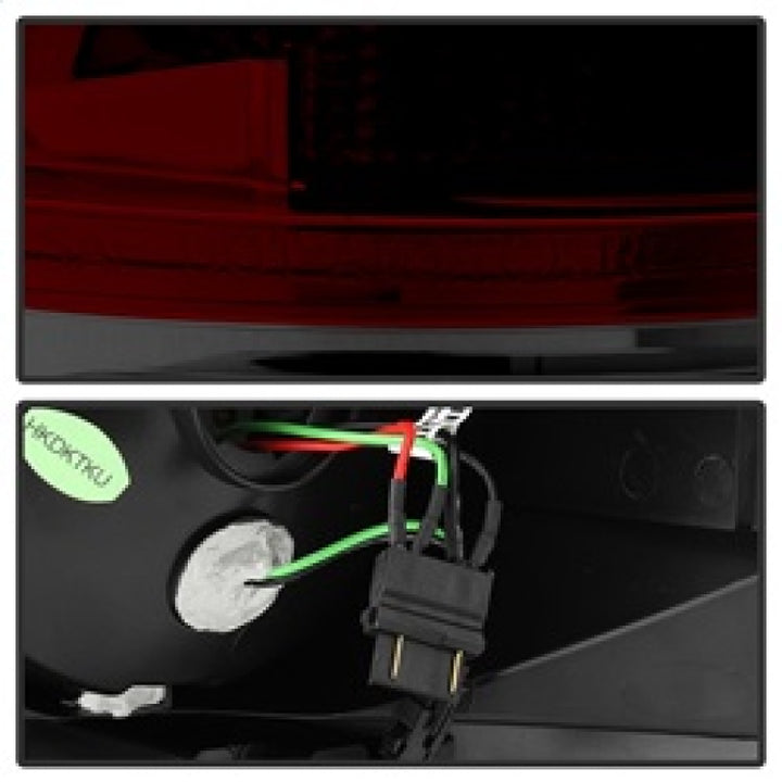 Spyder Toyota Tundra 07-13 LED Tail lights Red Smoke ALT-YD-TTU07-LED-RS - Bull Strap