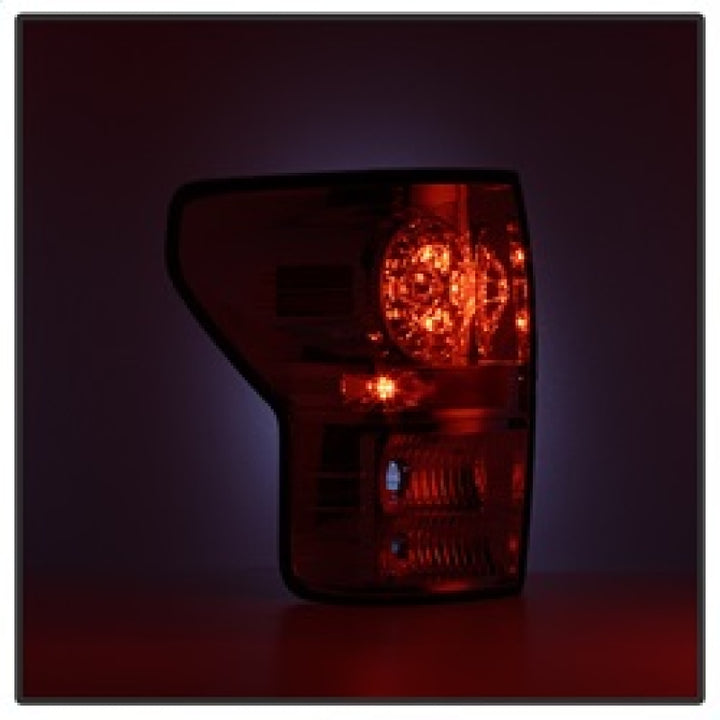 Spyder Toyota Tundra 07-13 LED Tail lights Red Smoke ALT-YD-TTU07-LED-RS - Bull Strap