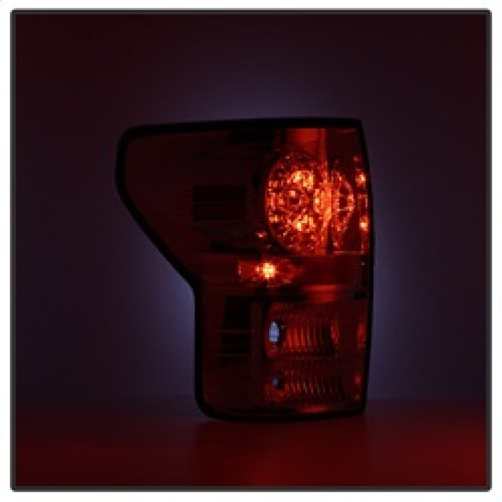 Spyder Toyota Tundra 07-13 LED Tail lights Red Smoke ALT-YD-TTU07-LED-RS - Bull Strap