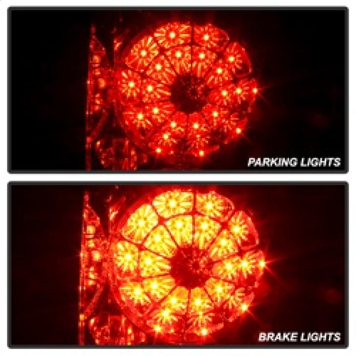 Spyder Toyota Tundra 07-13 LED Tail lights Red Smoke ALT-YD-TTU07-LED-RS - Bull Strap