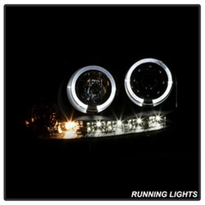 Spyder Volkswagen GTI 06-09/Jetta 06-09 Halogen Model Only - LED Halo DRL Black PRO-YD-VG06-HL-BK - Bull Strap