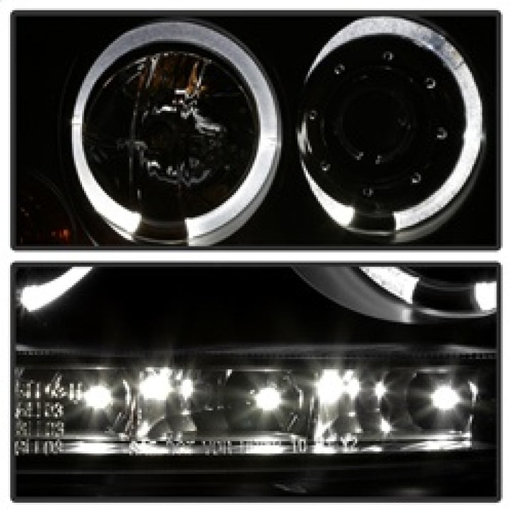 Spyder Volkswagen GTI 06-09/Jetta 06-09 Halogen Model Only - LED Halo DRL Black PRO-YD-VG06-HL-BK - Bull Strap