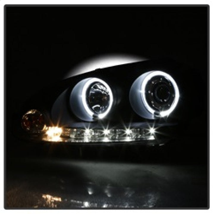 Spyder Volkswagen GTI 06-09/Jetta 06-09 Halogen Model Only - LED Halo DRL Black PRO-YD-VG06-HL-BK - Bull Strap