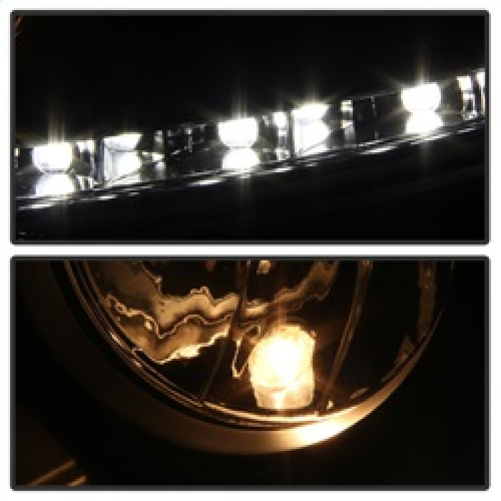 Spyder Volkswagen GTI 06-09/Jetta 06-09 Xenon/HID Model Only - DRL Black PRO-YD-VG06-HID-DRL-BK - Bull Strap