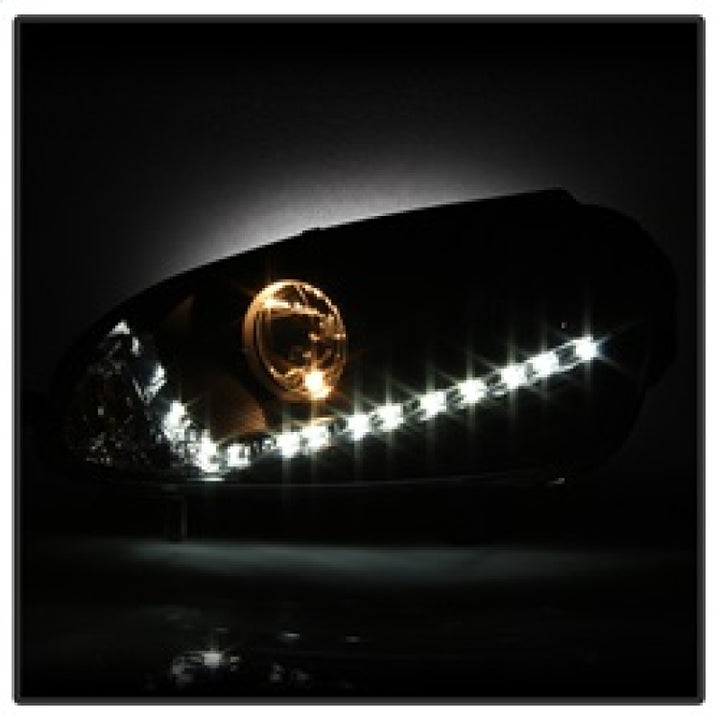 Spyder Volkswagen GTI 06-09/Jetta 06-09 Xenon/HID Model Only - DRL Black PRO-YD-VG06-HID-DRL-BK - Bull Strap