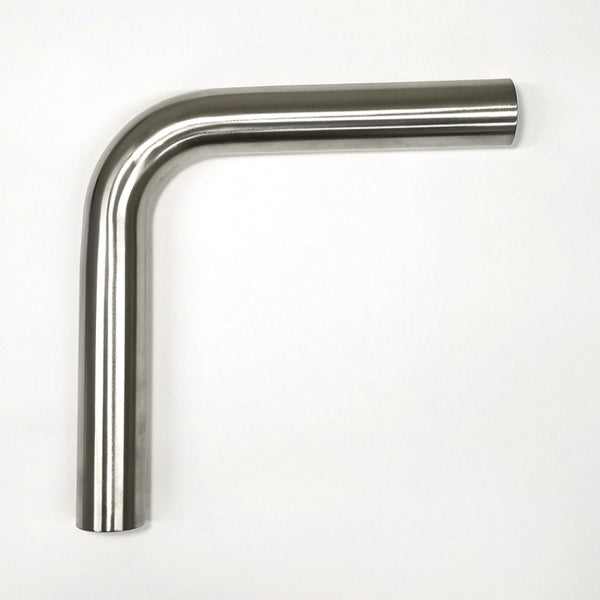 Stainless Bros 1.75in Diameter 1.5D / 2.62.0in CLR 90 Degree Bend 6.5in leg/6.5in leg Mandrel Bend - Bull Strap