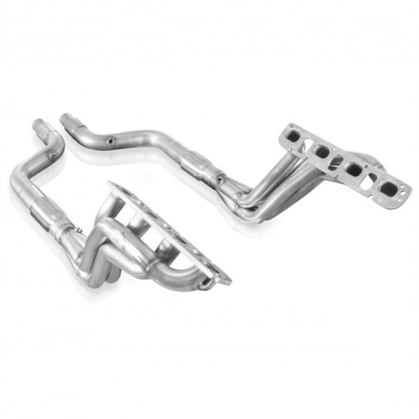 Stainless Power 2005-18 Hemi Headers 1-7/8in Primaries 3in High-Flow Cats - Bull Strap