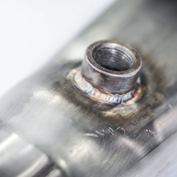 Stainless Works 11-18 Ford F-250/F-350 6.2L Headers 1-7/8in Primaries 3in Collectors High Flow Cats - Bull Strap
