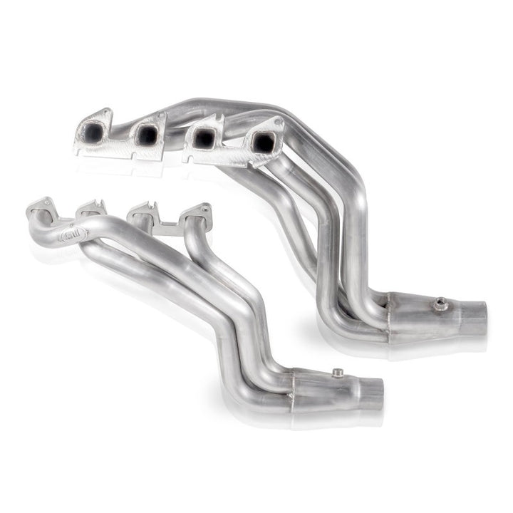 Stainless Works 11-18 Ford F-250/F-350 6.2L Headers 1-7/8in Primaries 3in Collectors High Flow Cats - Bull Strap