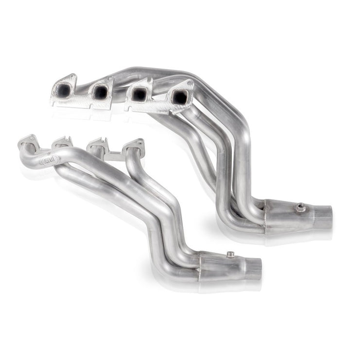 Stainless Works 11-18 Ford F-250/F-350 6.2L Headers 1-7/8in Primaries 3in Collectors High Flow Cats - Bull Strap