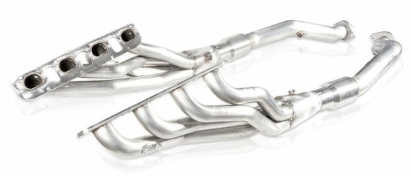 Stainless Works 18-19 Dodge Durango 6.4L 1-7/8in Primaries Headers w/ High-Flow Cats - Bull Strap